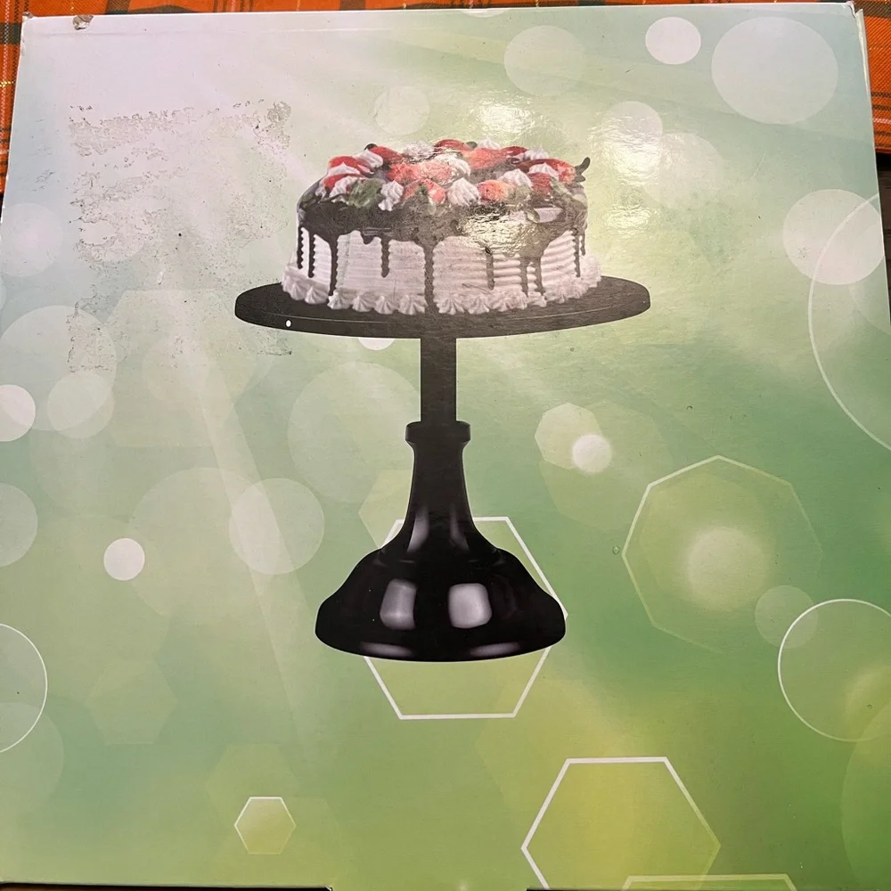 Elegant Black Cake Stand for Home Parties